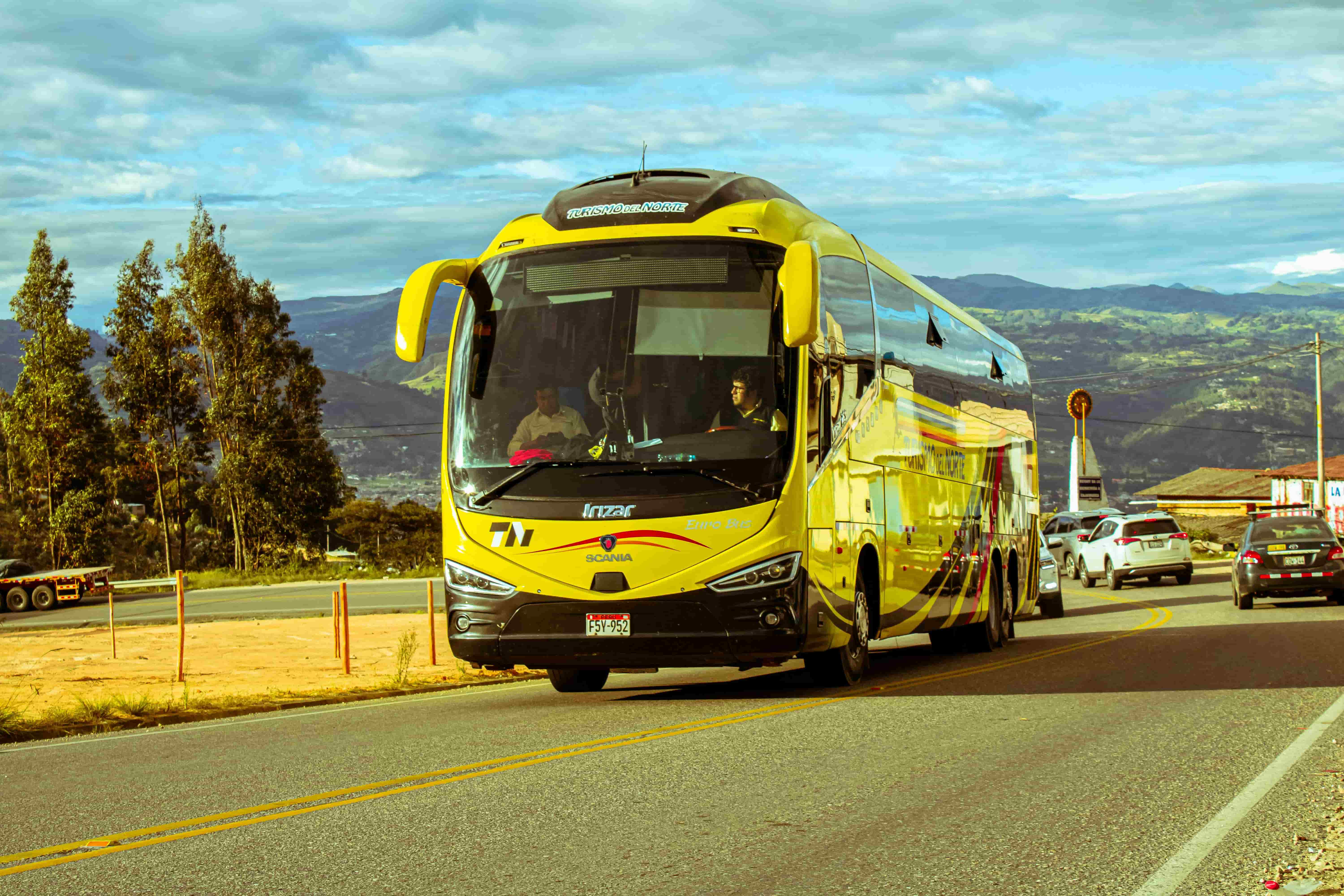 Coach bus background